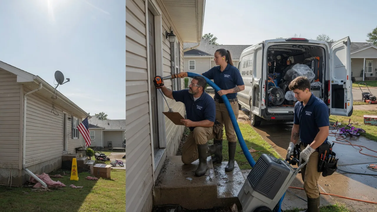 Ceiling Water Damage Restoration in Readstown, WI near me